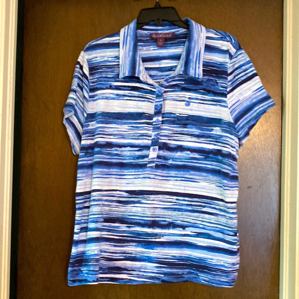 New Gloria V stretchable  size 1X 95% cotton 5% elastane.  25” long; 46” wide